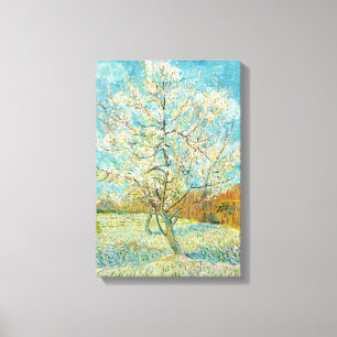 Vincent van Gogh - Roze Perenboom in Bloei Canvas Afdruk