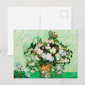Vincent Van Gogh Rozen (1890) Briefkaart (Voorkant / Achterkant)