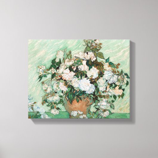 Vincent van Gogh | Rozen 1890 Canvas Afdruk (Voorkant)
