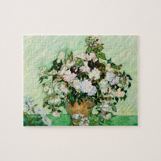 Vincent Van Gogh Rozen (1890) Legpuzzel (Horizontaal)