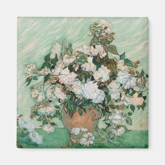Vincent van Gogh | Rozen 1890 Magneet (Voorkant)