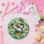 Vincent Van Gogh Rozen (1890) Papieren Bordje (Feest)