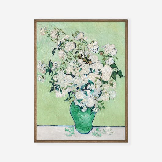 Vincent van Gogh Rozen 1890 Schilderkunst Print