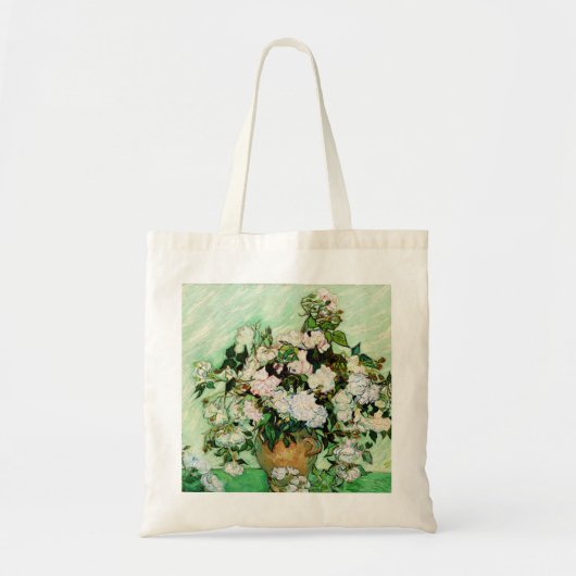 Vincent Van Gogh Rozen (1890) Tote Bag (Voorkant)