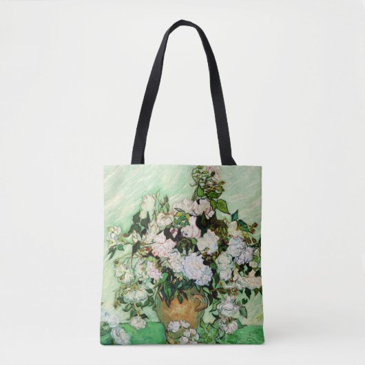 Vincent Van Gogh Rozen (1890) Tote Bag (Voorkant)