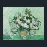 Vincent van Gogh - Rozen Acryl Muurkunst<br><div class="desc">Rozen / Stilleven: Vase met roze rozen - Vincent van Gogh,  Oil on Canvas,  1890</div>