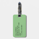 Vincent van Gogh - Rozen Bagagelabel (Achterkant verticaal)