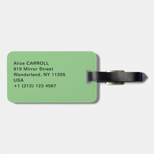 Vincent van Gogh - Rozen Bagagelabel (Achterkant horizontaal)