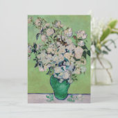 Vincent van Gogh - Rozen Bedankkaart (Staand voorkant)