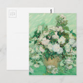 Vincent van Gogh Rozen Briefkaart (Voorkant / Achterkant)