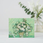 Vincent van Gogh Rozen Briefkaart (Staand voorkant)