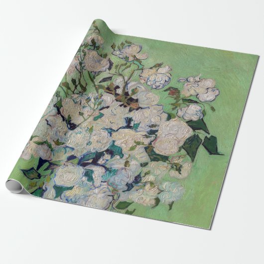 Vincent van Gogh - Rozen Cadeaupapier (Uitgerold)
