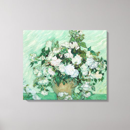 Vincent van Gogh - Rozen Canvas Afdruk (Voorkant)