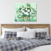 Vincent van Gogh - Rozen Canvas Afdruk (Insitu (Slaapkamer))