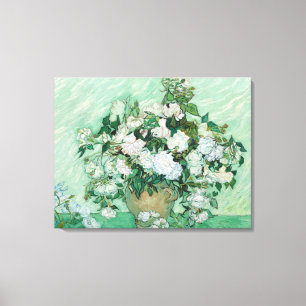 Vincent van Gogh - Rozen Canvas Afdruk