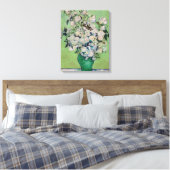 Vincent van Gogh - Rozen Canvas Afdruk (Insitu (Slaapkamer))