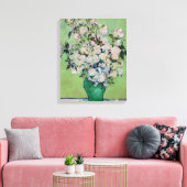 Vincent van Gogh - Rozen Canvas Afdruk (Insitu (Woonkamer))