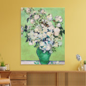Vincent van Gogh - Rozen Canvas Afdruk (Insitu (Woonkamer))