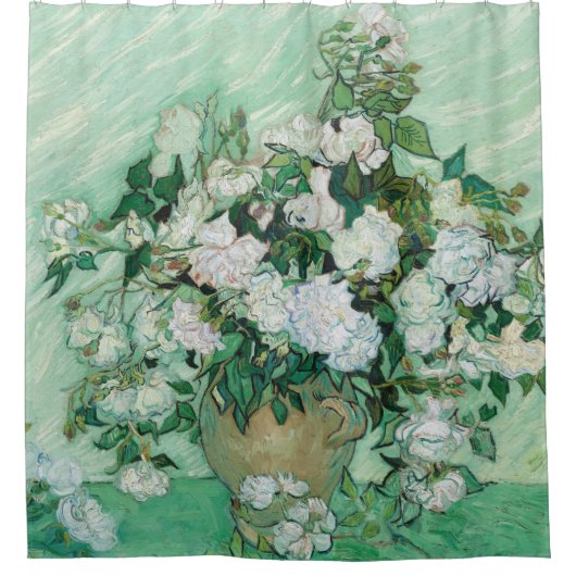 Vincent van Gogh - Rozen Douchegordijn (Voorkant)