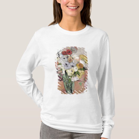 Vincent van Gogh | Rozen en annemonen, 1890 T-shirt (Voorkant)