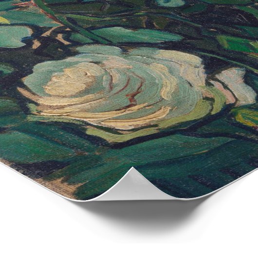 Vincent Van Gogh - Rozen en beetle Poster (Hoek)