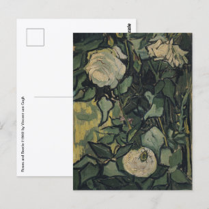 Vincent van Gogh - Rozen en Kever Briefkaart