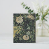 Vincent van Gogh - Rozen en kever Briefkaart (Staand voorkant)
