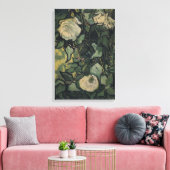 Vincent van Gogh - Rozen en kever Canvas Afdruk (Insitu (Woonkamer))