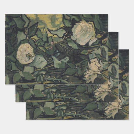 Vincent van Gogh - Rozen en kever Inpakpapier Vel (Set)