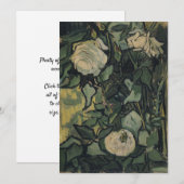 Vincent van Gogh - Rozen en kever Kaart (Voorkant / Achterkant)