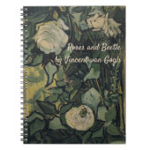 Vincent van Gogh - Rozen en kever Notitieboek (Voorkant)