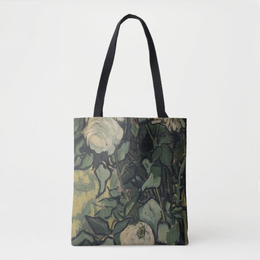 Vincent van Gogh - Rozen en kever Tote Bag (Voorkant)