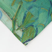 Vincent van Gogh - Rozen Fleece Deken (Hoek)