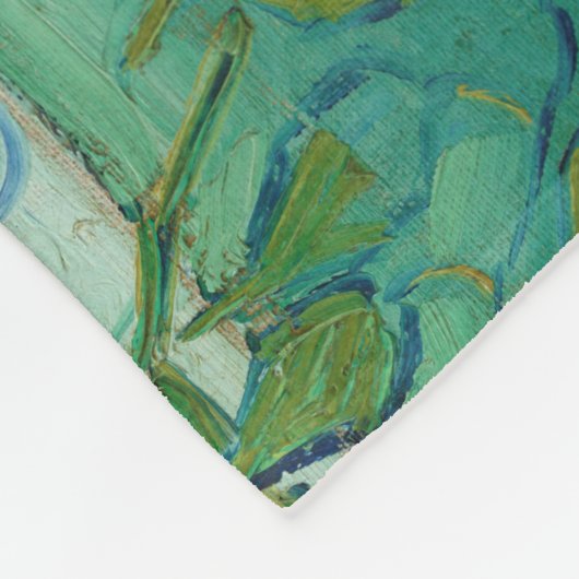 Vincent van Gogh - Rozen Fleece Deken (Hoek)