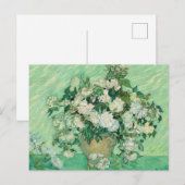 Vincent van Gogh Rozen impressionist Feestdagenkaart (Voorkant / Achterkant)