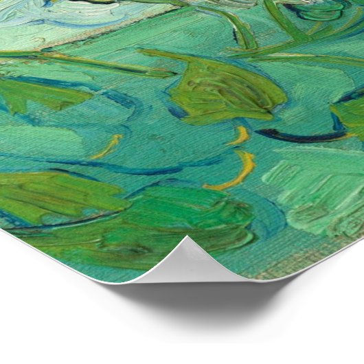 Vincent van Gogh Rozen impressionist Poster (Hoek)