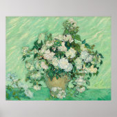Vincent van Gogh Rozen impressionist Poster (Voorkant)