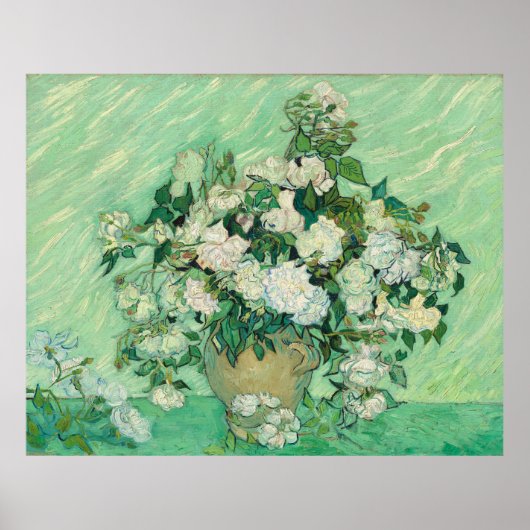 Vincent van Gogh Rozen impressionist Poster (Voorkant)
