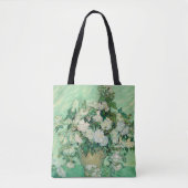 Vincent van Gogh Rozen impressionist Tote Bag (Voorkant)