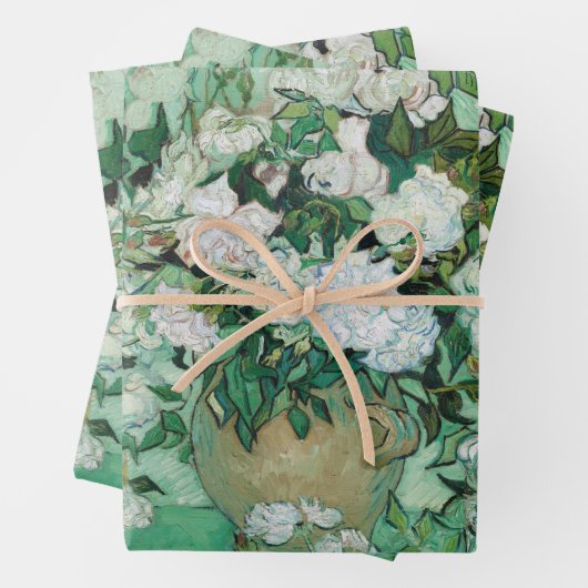 Vincent van Gogh - Rozen Inpakpapier Vel (In situ)