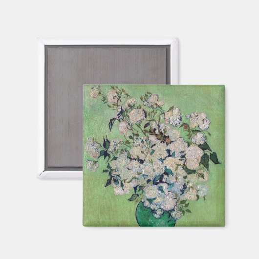 Vincent van Gogh - Rozen Magneet (Voorkant / Achterkant)