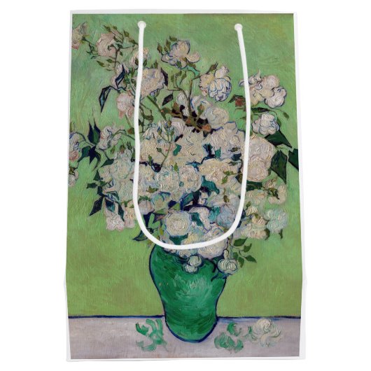 Vincent van Gogh - Rozen Medium Cadeauzakje (Achterkant)