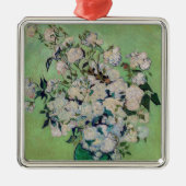 Vincent van Gogh - Rozen Metalen Ornament (Voorkant)