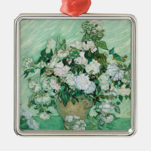 Vincent van Gogh - Rozen Metalen Ornament