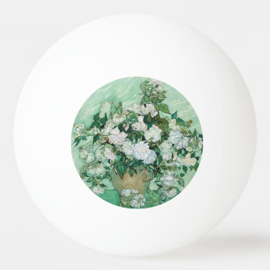 Vincent van Gogh - Rozen Pingpongbal (Achterkant)