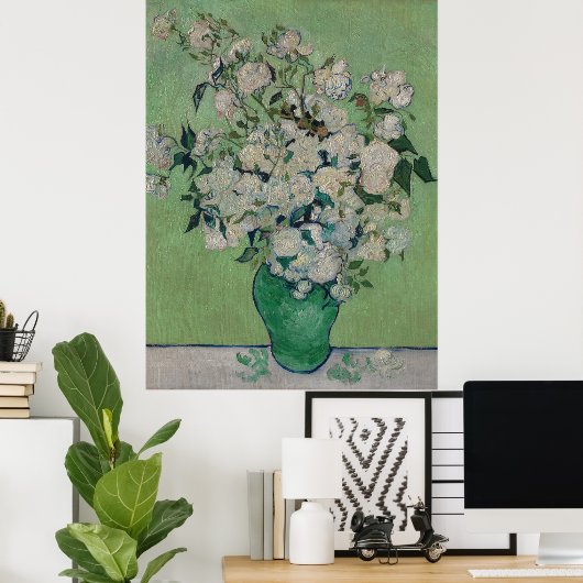 Vincent van Gogh - Rozen Poster (Thuiskantoor)