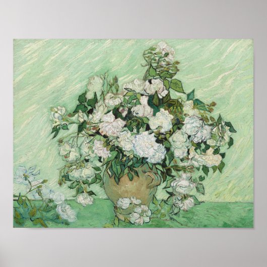 Vincent van Gogh - Rozen  Poster (Voorkant)