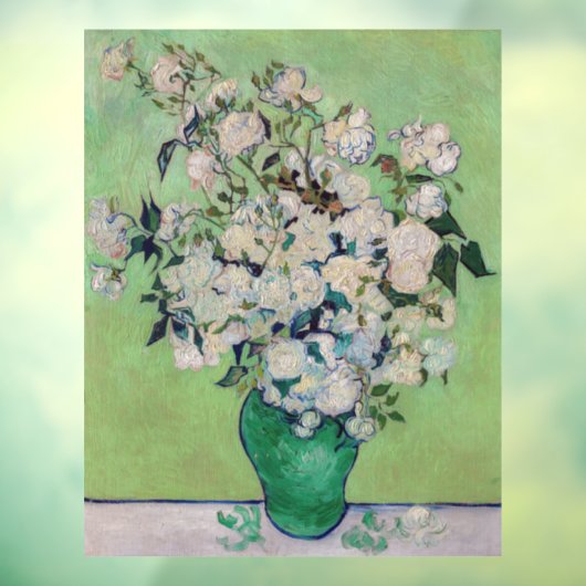 Vincent van Gogh - Rozen Raamsticker (Vel 3)