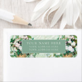 VINCENT VAN GOGH "ROZEN" RETURN ADRES ETIKET (Insitu)