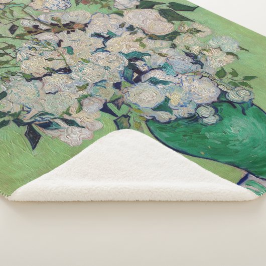 Vincent van Gogh - Rozen Sherpa Deken (3/4)